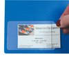 C-Line Products SelfAdhesive Business Card Holder, Side Load, 2 x 3 12, 10PK Set of 5 PK, 50PK 70238-BX